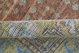 Idris Custom Made Peach, Rust And Beige Turkish Design Hand Knotted Wool Rug