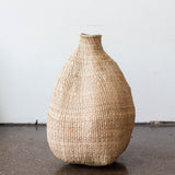 Ilala Garlic Gourd Handwoven African Basket-Baskets & Vessels-Parc Decor
