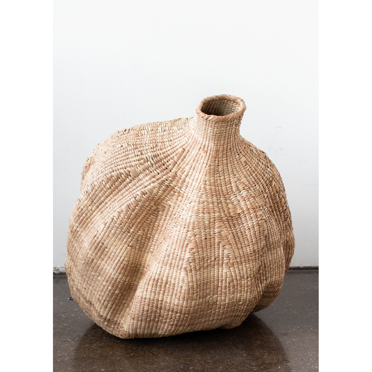 Ilala Garlic Gourd Handwoven African Basket