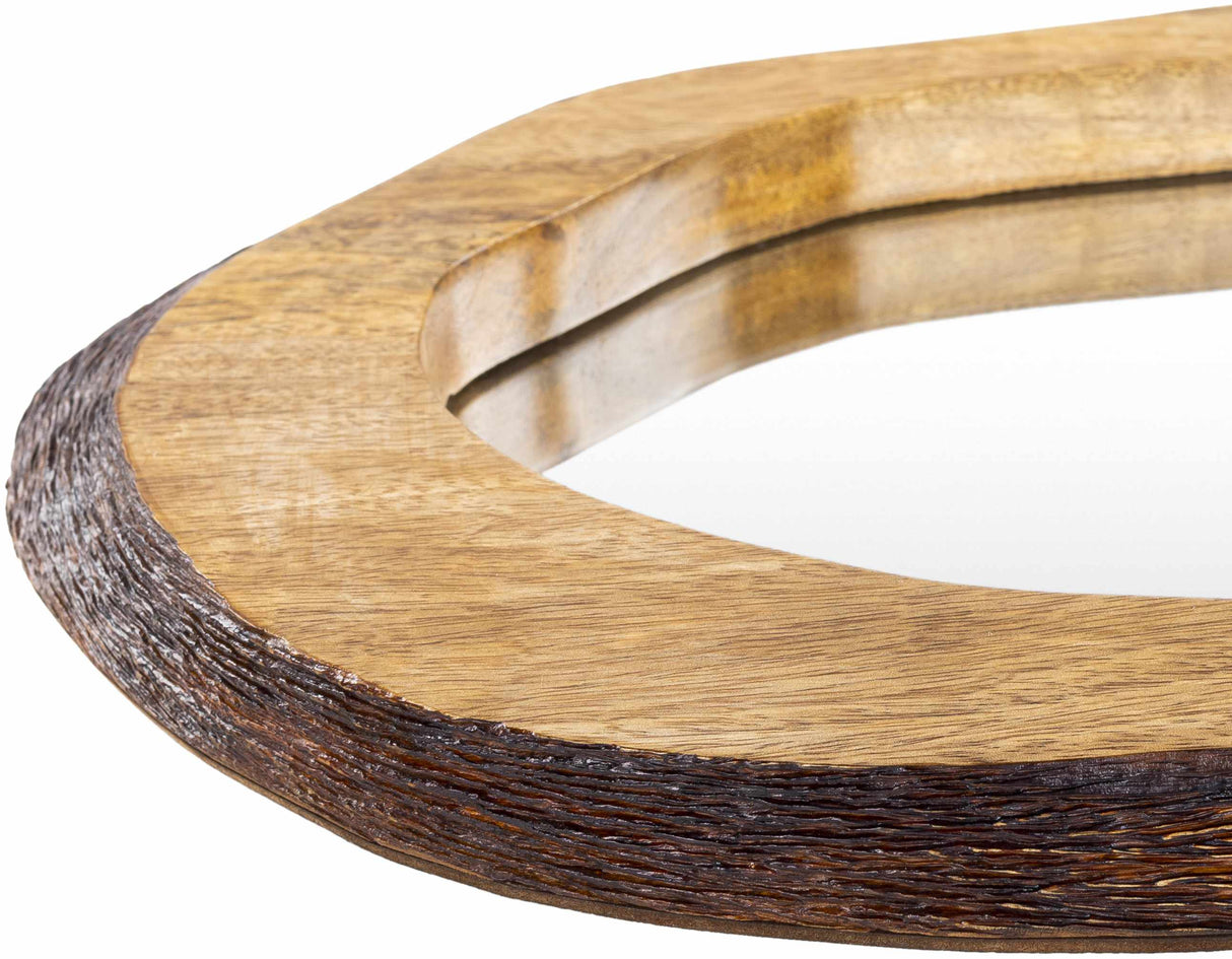 Ilaya Wood Mirror-Mirrors-Parc Decor
