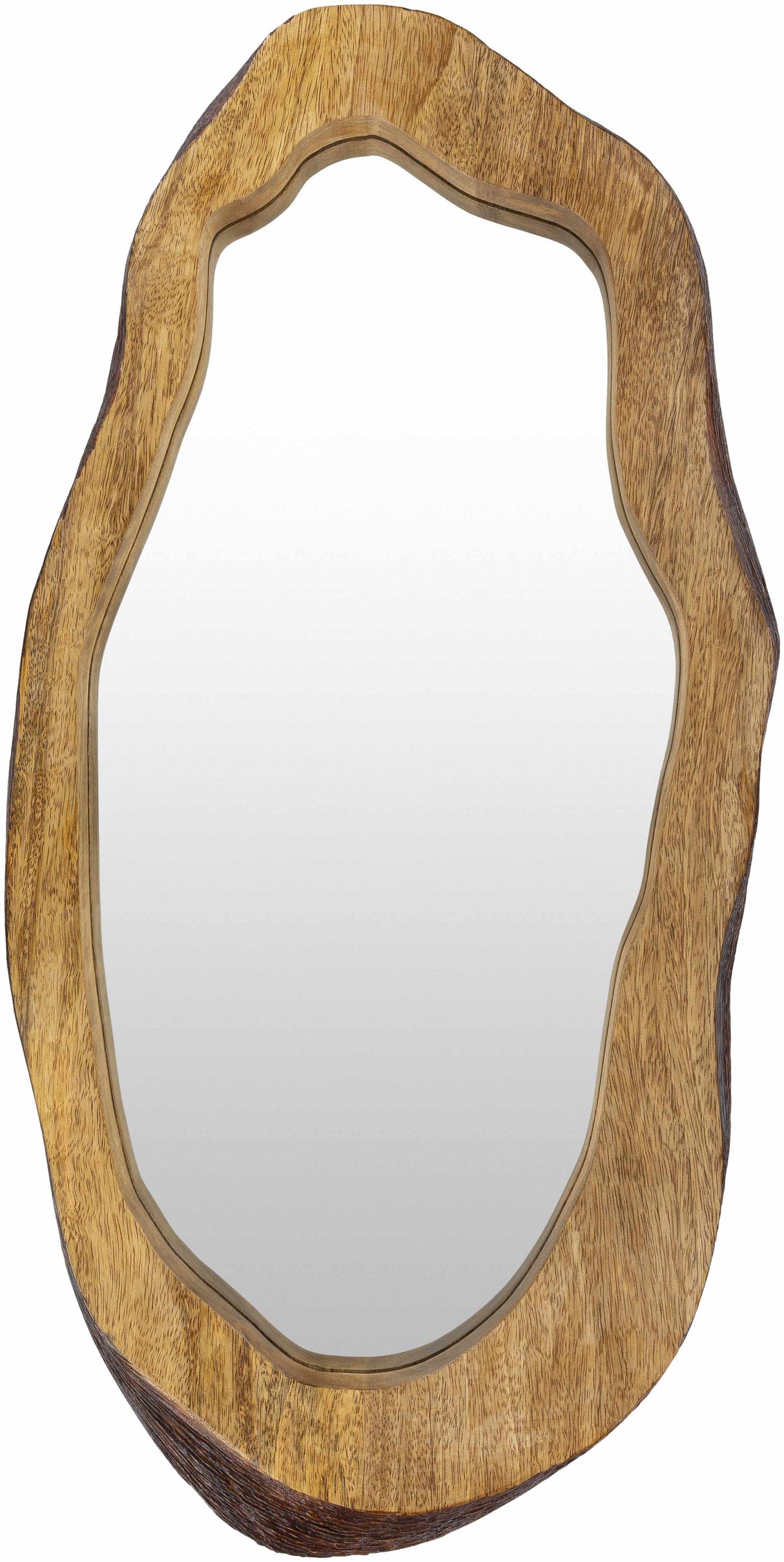 Ilaya Wood Mirror-Mirrors-Parc Decor