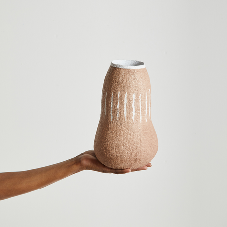 Ilen Eco-Friendly Recycled Paper Vase-Décor-Parc Decor