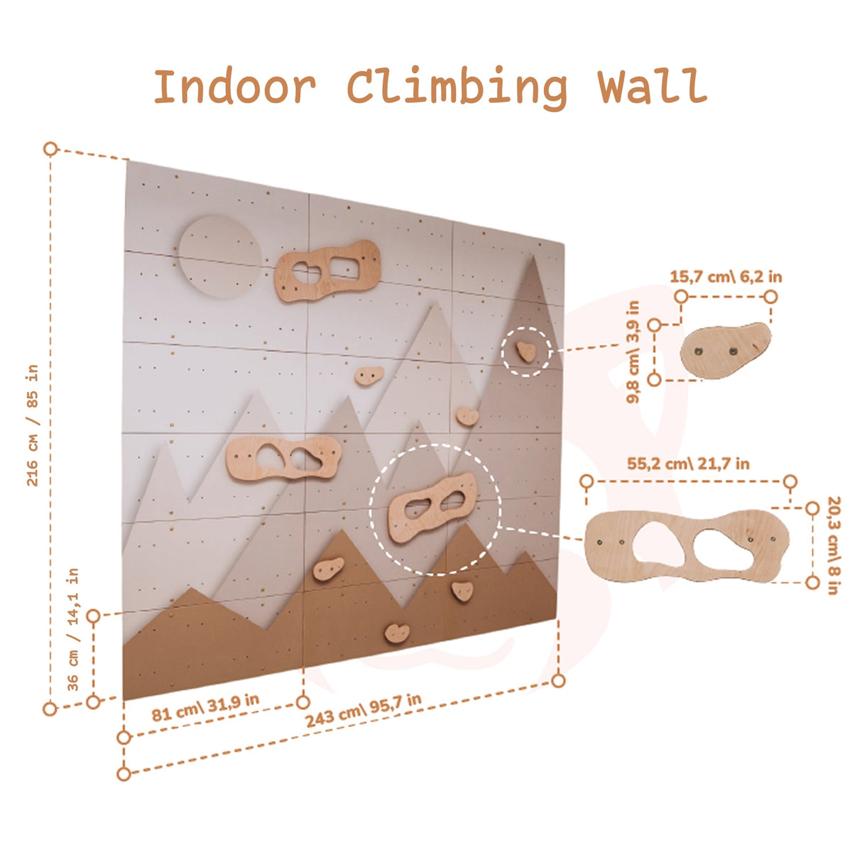 Indoor Climbing Wall-Climbing Set-Parc Decor