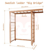 Indoor Monkey Bars-Swedish Wall-Parc Decor