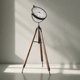 Industrial Antique Tripod Floor Clock-Clocks-Parc Decor