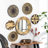 Ipilan Moonj Grass Starburst Round Mirror-Decor-Parc Decor