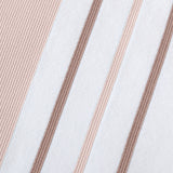 Decorative Cotton Stripe Bath Towel Set - Noelle Collection