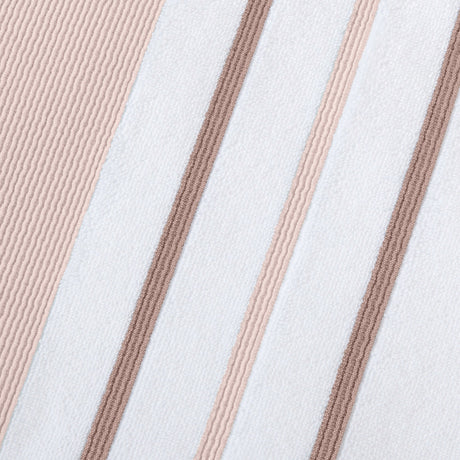 Decorative Cotton Stripe Bath Towel Set - Noelle Collection