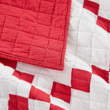 Irish Chain Patchwork Cotton Quilt Set-Quilt-Parc Decor