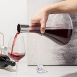 Irving Chrome-Rimmed Crystal Decanter-product_type::wine_decanters-Parc Decor