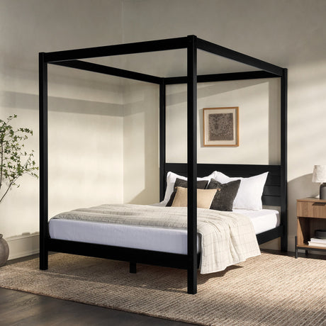 Isla Solid Wood Canopy Bedframe Collection-Bedroom-Parc Decor