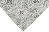 Ivory And Gray Modern Style Hand Tufted Wool Area rug