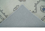 Ivory and Peach Persian Style Tribal Hand Tufted Wool Area Rug