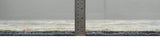 Ivory, Blue, Rust and Beige Hand knotted Traditional Heriz wool Area Rug