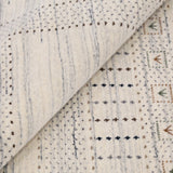 Ivory Gabbeh Design Hand Loomed Wool Area Rug
