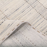 Ivory Gabbeh Design Hand Loomed Wool Area Rug