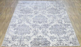 Ivory Hand Loom Modern Style Wool 8x10 Area Rug