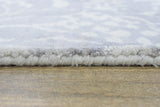 Ivory Hand Loom Modern Style Wool 8x10 Area Rug