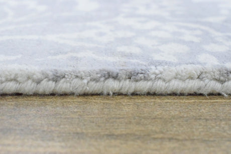 Ivory Hand Loom Modern Style Wool 8x10 Area Rug