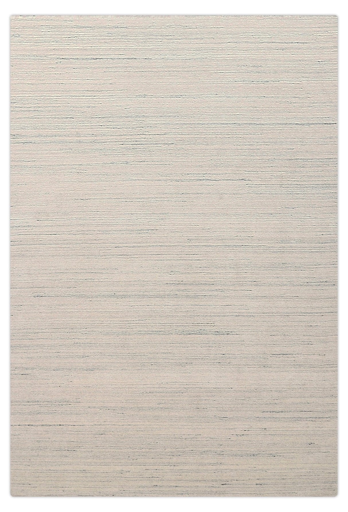 Ivory Modern Style Hand Loomed Wool Area Rug