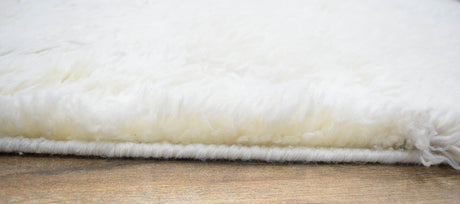Ivory Modern Style Handmade Wool Area Rug