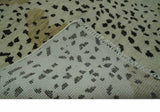 Ivory, Olive and Charcoal Leopard Design Hand Knotted Multi Size wool area rug
