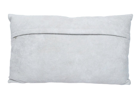 Ivory Square and Lumbar Luxury Velvet Pillow | TRDPL01