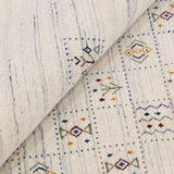 Ivory Tribal Design Hand Loomed Wool Area Rug