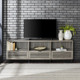Jackson Slatted Media Console-Entertainment-Parc Decor