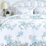 Jardin De Rose Printed Cotton Percale Duvet Set-Duvets-Parc Decor
