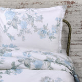 Jardin De Rose Printed Cotton Percale Duvet Set-Duvets-Parc Decor