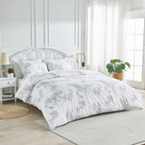 Jardin De Rose Printed Cotton Percale Duvet Set-Duvets-Parc Decor