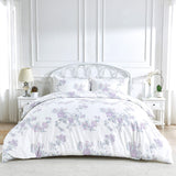 Jardin De Rose Printed Cotton Percale Duvet Set-Duvets-Parc Decor