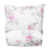 Jardin De Rose Printed Cotton Percale Duvet Set-Duvets-Parc Decor