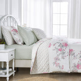 Jardin De Rose Printed Cotton Percale Duvet Set-Duvets-Parc Decor