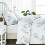 Jardin De Rose Printed Cotton Percale Duvet Set-Duvets-Parc Decor