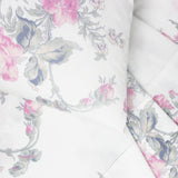 Jardin De Rose Printed Cotton Percale Sheet Set-Bed Sheets-Parc Decor