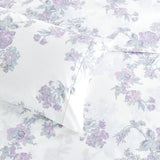Jardin De Rose Printed Cotton Percale Sheet Set-Bed Sheets-Parc Decor