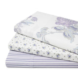 Jardin De Rose Printed Cotton Percale Sheet Set-Bed Sheets-Parc Decor