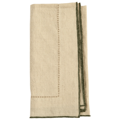Jardin Handmade Linen Napkins, Set of 4 (3 Colors)-Linens and Accessories-Parc Decor