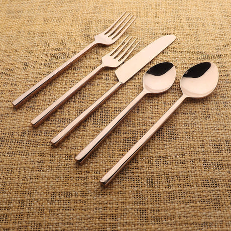 Jason PVD Flatware, 5-Pc. Place Setting-flatware set-Parc Decor