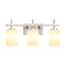 Jasper Gold Modern Frosted Glass 3-Light Bathroom Vanity Light-壁灯-Parc Decor