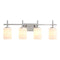 Jasper Gold Modern Frosted Glass 4-Light Bathroom Vanity Light-壁灯-Parc Decor