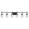Jasper Modern Clear Glass 6-Light Bathroom Vanity Light-壁灯-Parc Decor