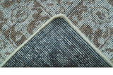 Jewel Custom Made Hand Knotted Traditional Design Brown Wool Area Rug