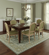 Jewel Custom Made Traditional Oushak Beige Hand Tufted Wool Rug