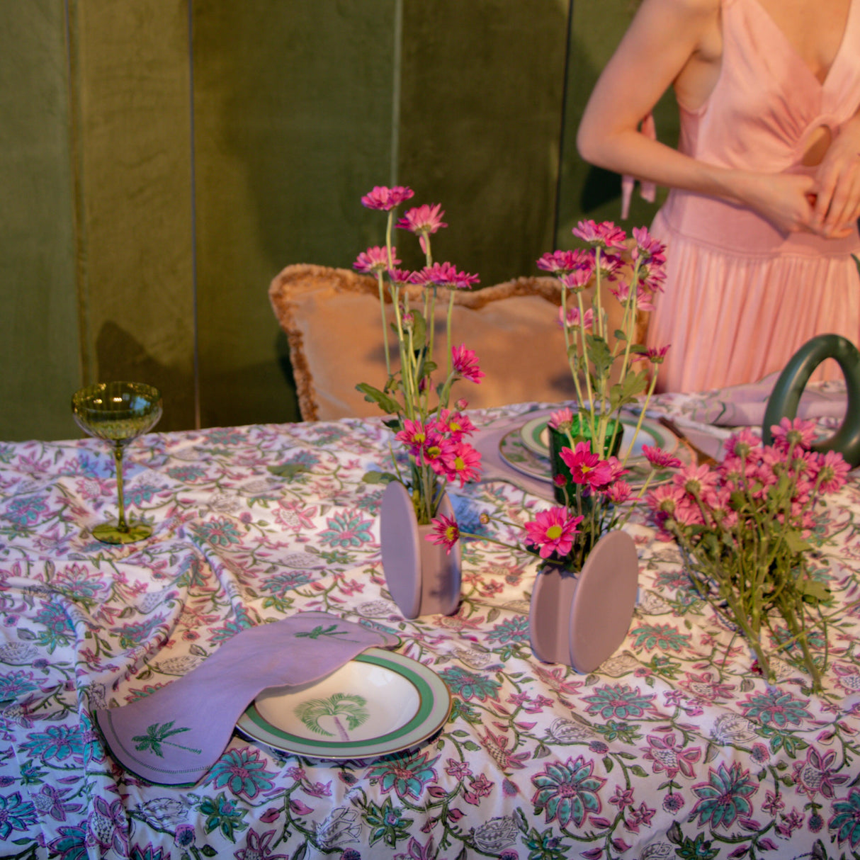 Jeweled Mirage Napkin - Set of 4-Napkin-Parc Decor