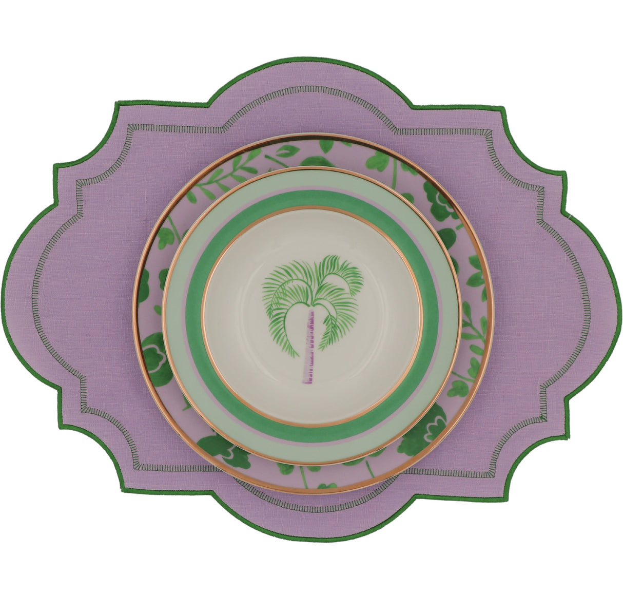 Jeweled Mirage Placemat - Set of 4-Placemat-Parc Decor