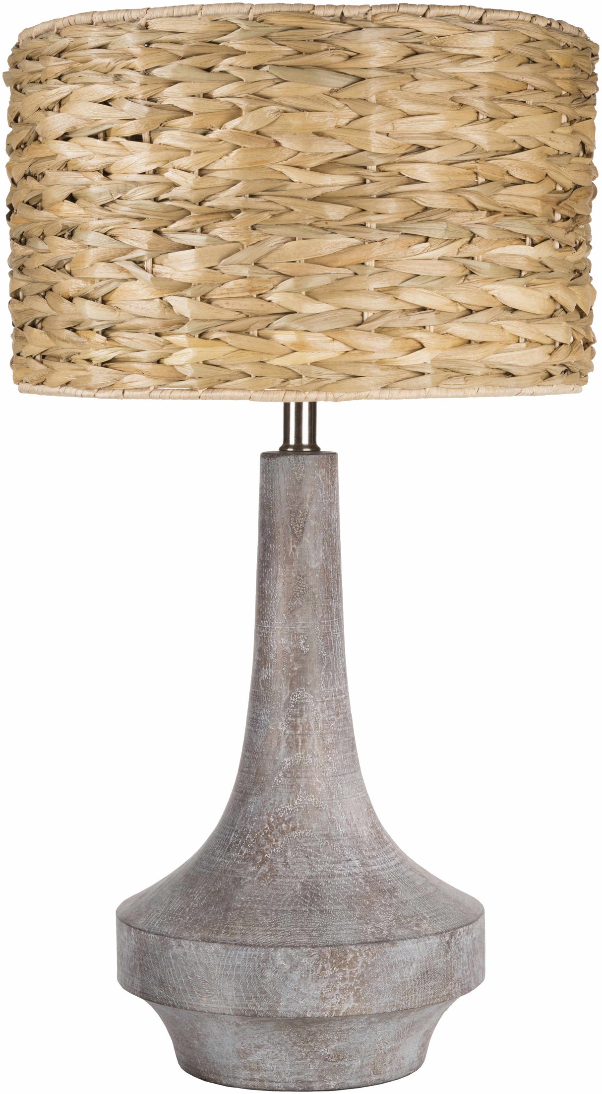 Kabankalan Seagrass Resin Table Lamp-Lighting-Parc Decor
