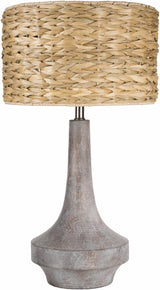 Kabankalan Seagrass Resin Table Lamp-Lighting-Parc Decor